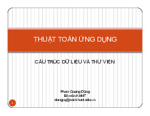 Tổng hợp bài giảng môn Thuật toán ứng dụng_Thầy Phạm Quang Dũng| Trường Đại học Bách Khoa Hà Nội