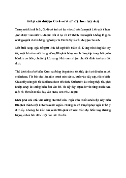 Kể lại câu chuyện Gu-li-vơ ở xứ sở tí hon | Văn mẫu Tiếng việt 4| Cánh diều