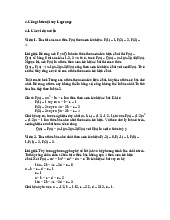Lý thuyết Công thức nội suy Lagrange | Môn toán cao cấp