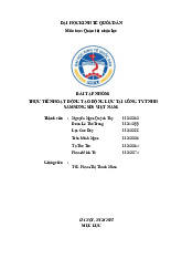 Thực Tiễn Tạo Động Lực Tại Công Ty Trách Nhiệm Hữu Hạn Samsung SDS Việt Nam | Môn Quản trị nhân lực - Đại học Kinh Tế Quốc Dân