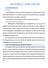 Các Mảng Lí Luận Văn Học | Đại học Sư phạm Hà Nội 2