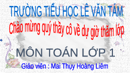 Giáo án điện tử Toán 1 Chương 2 Cánh diều: Phép cộng trong phạm vi 10 (tiếp theo)
