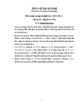 Đề cương môn thí nghiệm sức bền vật liệu- Trường Đại học bách khoa - Đại học đà nẵng.