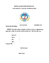Phân tích mối quan hệ giữa vật chất và ý thức; ý nghĩa phương pháp luận và liên hệ với thực tế đổi mới kinh tế ở Việt Nam hiện nay | Bài tập lớn môn triết học mác - lênin