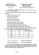 Đề Kiểm Tra Giữa HK2 Toán 8 Cánh Diều 2025-2026 Có Đáp Án Ma Trận Đặc Tả