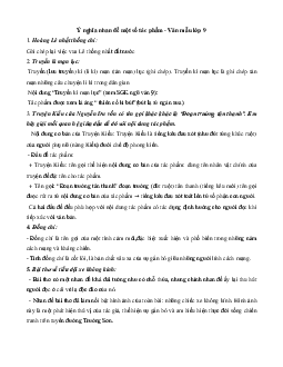 Ý nghĩa nhan đề một số tác phẩm Ngữ văn 9