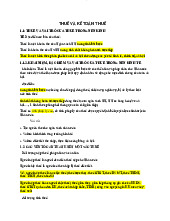 THUẾ VÀ KẾ TOÁN THUẾ | Đại học Kinh tế Kỹ thuật Công nghiệp