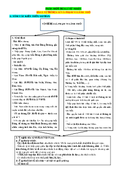TOP 1000 câu trắc nghiệm môn Địa 12 theo từng bài học (có đáp án)