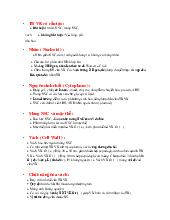 Cấu tạo và Chức năng của Tế bào Vi khuẩn và Virus môn Lý sinh | Trường Đại Học Y Dược Thái Bình