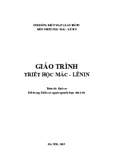 Giáo trình môn Triết học Mác - Lênin | Trường Đại học Công Đoàn