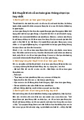 Bài thuyết trình về an toàn giao thông chọn lọc hay nhất