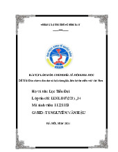 Dân chủ và dân chủ xã hội chủ nghĩa, liên hệ thực tiễn với Việt Nam | Bài tập lớn môn Chủ nghĩa xã hội Neu