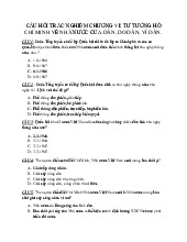 Đề cương môn Tư tưởng Hồ chí minh - Trường Đại học lao động -  xã hội.