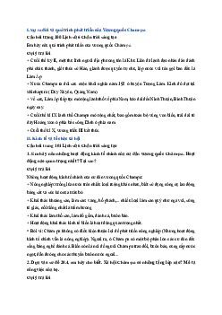 Giải sách giáo khoa môn Lịch sử 6 Bài 20 Vương quốc Champa từ thế kỉ II đến thế kỉ X | Chân trời sáng tạo