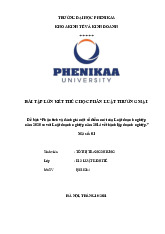 Phân tích và đánh giá một số điểm mới của Luật doanh nghiệp năm 2020 so với Luật doanh nghiệp năm 2014 về thành lập doanh nghiệp | Bài tập lớn kết thúc học phần Luật thương mại