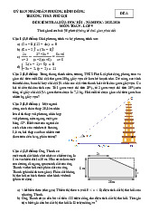 Đề giữa học kì 1 Toán 9 năm 2025 – 2026 trường THCS Phú Lợi – TP HCM