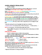 Summary content from chapter 1 to chapter 8 | Môn Organizational Behavior - Trường Đại học Quốc tế, Đại học Quốc gia Thành phố Hồ Chí Minh