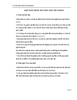 Tài liệu thực hành Kĩ thuật điện | Đại học Kỹ thuật - Công nghệ Cần Thơ