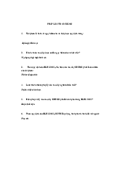 Bộ tài liệu pháp luật đại cương | Đại học Văn Lang