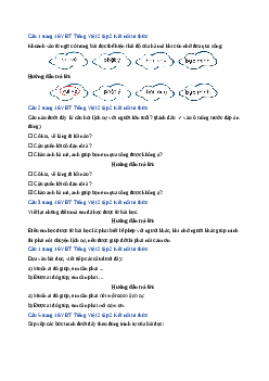 Giải VBT môn Tiếng việt 2 - Bài 19: Cảm ơn anh hà mã | Kết nối tri thức