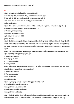 Bài tập Chương 3 - Triết học Mác - Lênin | Trường Đại học CNTT Thành Phố Hồ Chí Minh