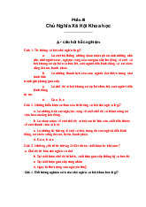 TOP Câu hỏi Trắc Nghiệm Môn Chủ nghĩa xã hội khoa học | Đại học Kinh Tế Quốc Dân