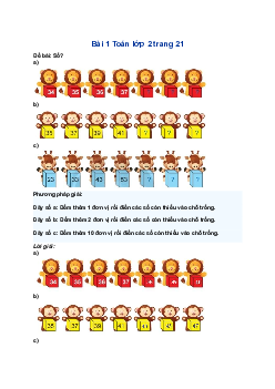 Giải SGK Toán lớp 2 bài Em làm được những gì? | Chân trời sáng tạo