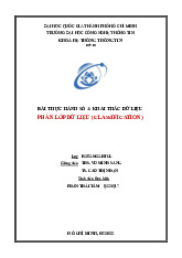 [ IS252 ] Lab 4 Data Mining. Môn Khai phá dữ liệu và kho dữ liệu | Đại học Trường Đại học Công nghệ thông tin, Đại học Quốc gia Thành phố Hồ Chí Minh.