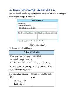 Giải VBT Tiếng Việt 3 trang 34, 35 Bài 16: Ngày em vào Đội | Kết nối tri thức