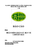 Đề tài phần mềm quản lý bán vé chuyến bay môn Công nghệ thông tin | Trường Đại học Kinh doanh và Công nghệ Hà Nội