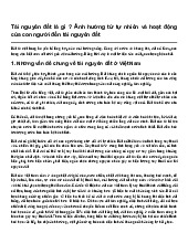 Tài nguyên đất là gì ? Ảnh hưởng từ tự nhiên và hoạt động của con người đến tài nguyên đất