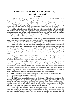 Giáo trình Tư tưởng Hồ Chí Minh- Chương 6