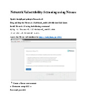 Chapter 5: Nessus Vulnerability Scanning Guide | Môn Công nghệ thông tin - Đại học Sư phạm Kỹ thuật Thành phố Hồ Chí Minh