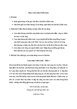 Cảm nhận bài thơ Chiều xuân của Anh Thơ (Dàn ý + 5 Mẫu) | Văn mẫu 11 Chân trời sáng tạo