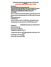 Công thức Giải Nhanh Về Liên Kết Gen và Hoán Vị Gen (Phần 1-3)