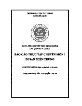 [ TÀI LIỆU ] BCTH DI SẢN MIỀN TRUNG | Trường Đại học Hải Phòng