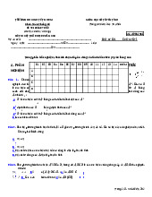 Đề thi kết thúc học phần K38 | Môn đại số tuyến tính