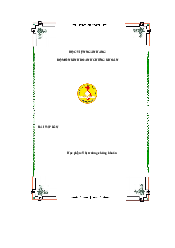 Bài tập lớn môn Thị trường chứng khoáng | Học viện Ngân hàng
