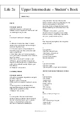 Life 2ed British Upper Intermediate - Student's Book Answer Key