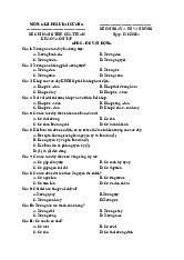 Hệ vận động | Trắc nghiệm Giải phẫu đại cương