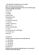 Đề cương ôn tập trắc nghiệm học phần Pháp luật đại cương | Trường Đại học Phenikaa