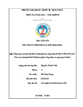 Tổng hợp và phân tích lịch sử phong trào công nhân thế kỷ XVIII, XIX, XX. Theo em, trong thế kỉ XXI phong trào công nhân có đang quay trở lại? | Bài tập lớn môn Chủ nghĩa xã hội Neu