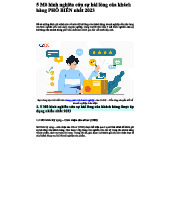 5 Mô hình Nghiên cứu Khách Hàng Hài Lòng PHỔ BIẾN Nhất 2023