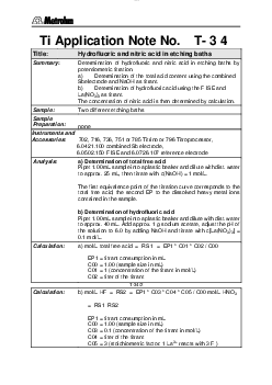 Hydrofluoric and nitric acid in etching baths