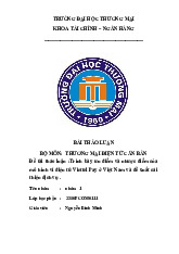 Ưu Nhược Điểm Ví Điện Tử Viettel Pay | Bài thảo luận Thương mại điện tử căn bản