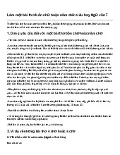 Làm một bài thơ bốn chữ hoặc năm chữ siêu hay Ngữ văn 7