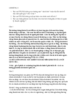 Bài tập thị trường chứng khoán (có lời giải)