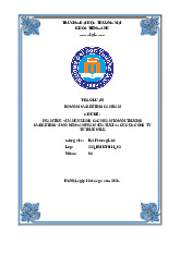 Phân tích sự ảnh hưởng của các nhân tố môi trường marketing vi mô đến hoạt động sản xuất kinh doanh sản phẩm sữa tươi sạch của TH True Milk | Bài thảo luận Marketing căn bản