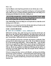 Ôn Tập Môn Hành vi người tiêu dùng | Đại học Kinh Tế Quốc Dân