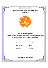 Báo cáo: Cải tiến quy trình kinh doanh H&M môn Hệ thống thông tin quản lý | Học viện Ngân hàng